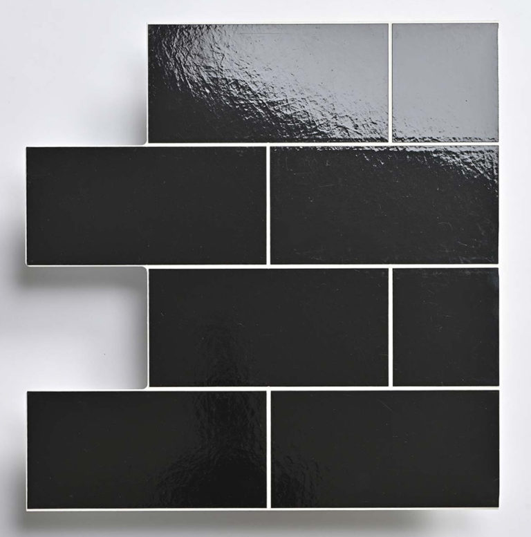 Black with White Grout