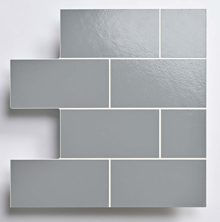 Grey with White Grout
