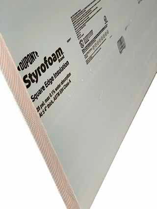 DuPont Stryofoam Brand Square Edge Extruded 2x8 1.5"